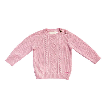 NEW Blossom Classic Cable Knit Merino Wool Jumper - The Woolly Brand