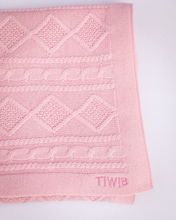Cable Knit Blanket - The Woolly Brand