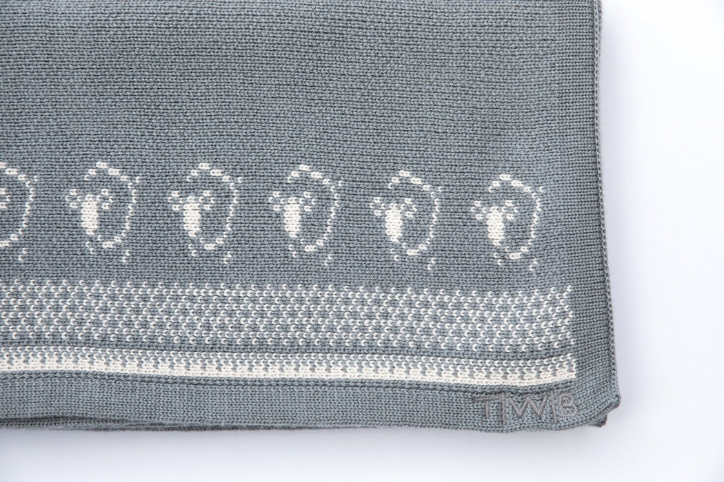 Outlet Woolly Fair Isle Merino Wool Blanket - The Woolly Brand