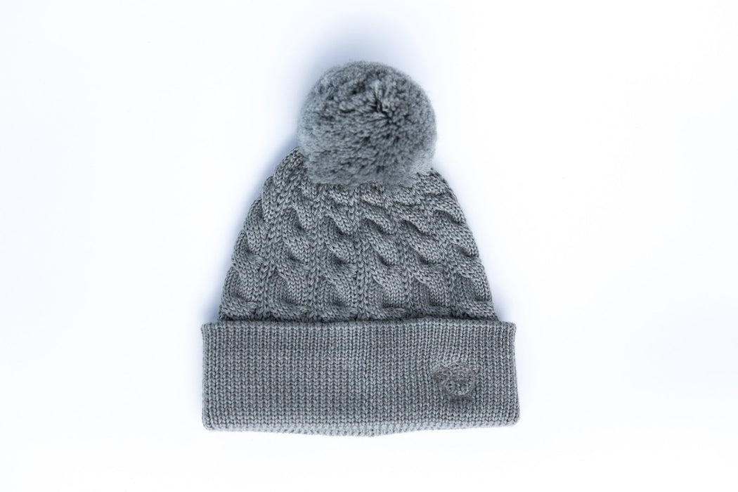 Storm Classic Cable Knit Beanie - The Woolly Brand